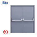 Cheap fire rated steel doors with panic push bar for commercial